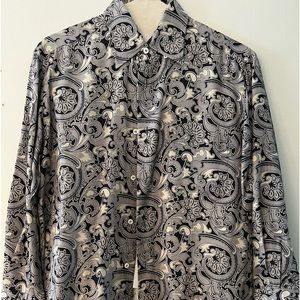 Brioni Print Mens Dress Shirt